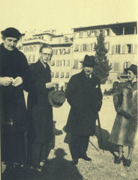 Therese Schnabel, Peter Diamand, Artur Schnabel, and Maria Curcio, 1930's